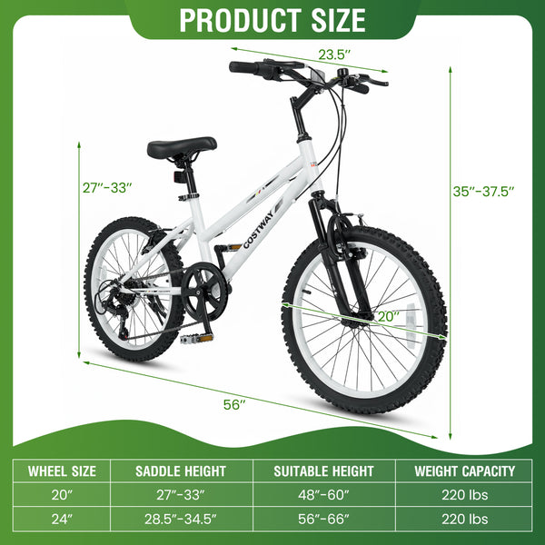 Kids Mountain Bike with Adjustable Seat