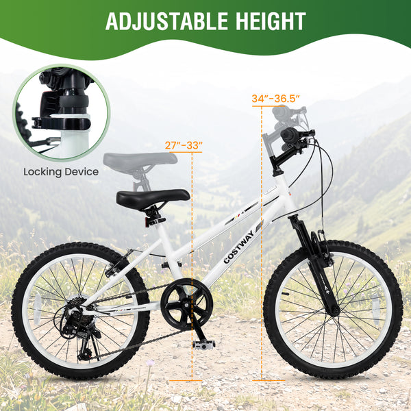 Kids Mountain Bike with Adjustable Seat