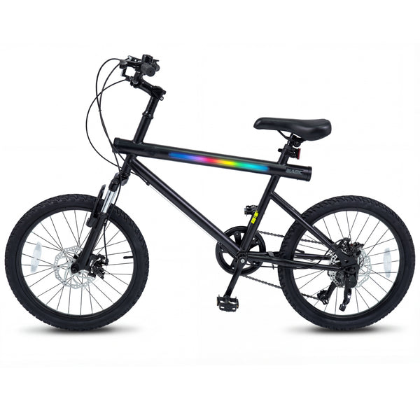 20 Inch Mountain Bike LED-lit with 6-Speed Shimano Twist Shifting and Stereo Speakers