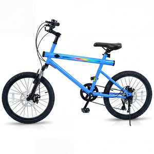 20 Inch Mountain Bike LED-lit with 6-Speed Shimano Twist Shifting and Stereo Speakers