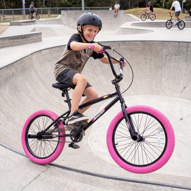 20" Trick Bicycle with 360 Degree Steering and Adjustable Seat for Kids and Teens