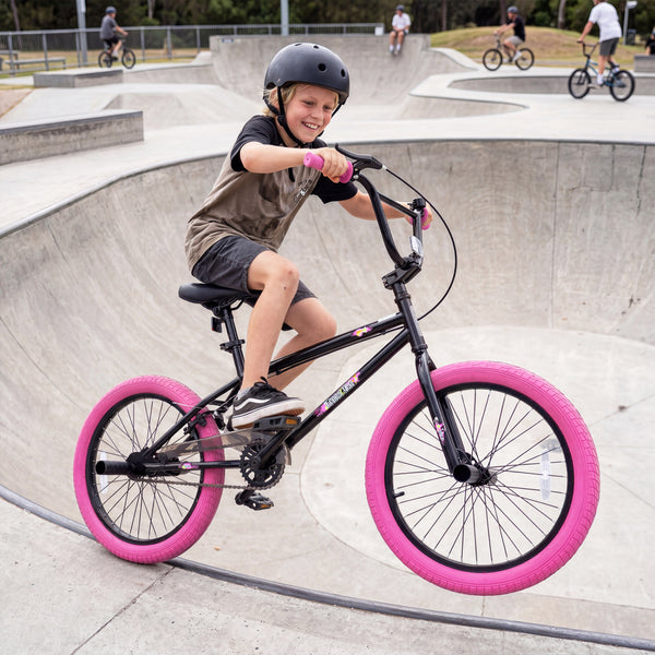 20" Trick Bicycle with 360 Degree Steering and Adjustable Seat for Kids and Teens