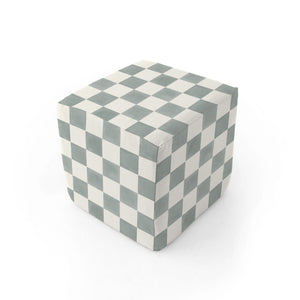 Checker Matcha Play Cube for babies, featuring engaging textures and colors for sensory play and development.