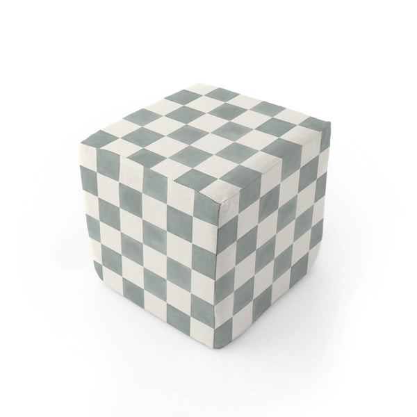 Checker Matcha Play Cube for babies, featuring engaging textures and colors for sensory play and development.