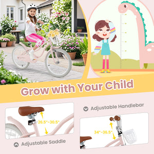 16 Inch Kids Bike with Front Handbrake and 2 Training Wheels