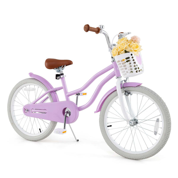 14 Inch Kid's Bike with Removable Training Wheels and Basket