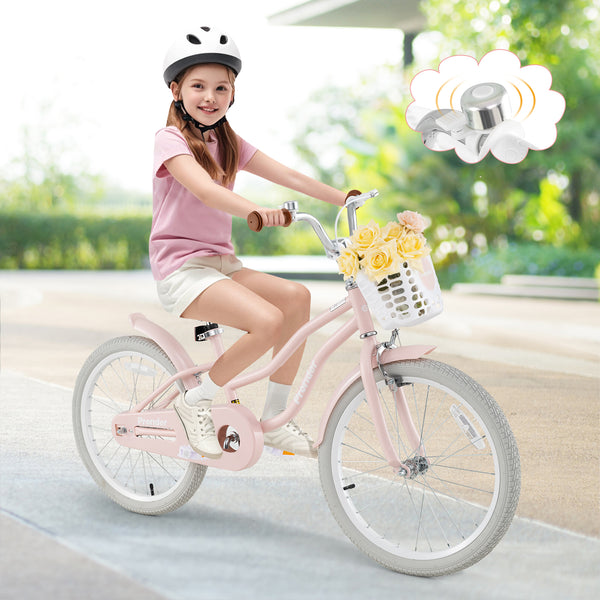 16 Inch Kids Bike with Front Handbrake and 2 Training Wheels