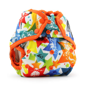 Rumparooz One Size Cloth Diaper Covers - Dragons Fly - Poppy