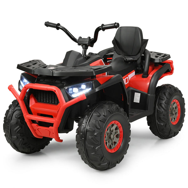 12V kids electric ATV quad with MP3 and LED lights, perfect for outdoor fun and adventure.