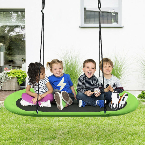 60 Inch Saucer Surf Outdoor Adjustable Swing Set - Electric for Infants