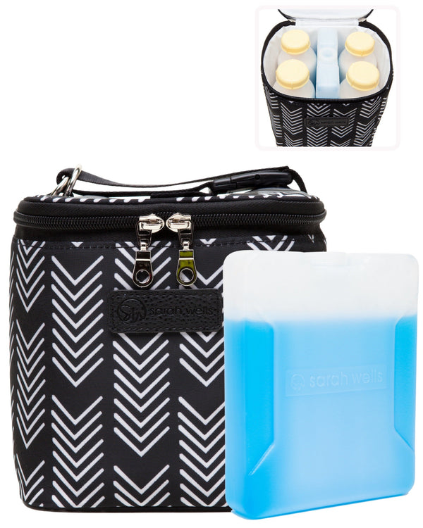 Sarah Wells Cold Gold Breastmilk Cooler – Insulated Milk Storage & Ice Pack – Machine Washable for Moms