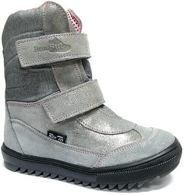 Girls Winter Boot in Silver Gloss - Stylish and warm footwear for little ones. Perfect for winter adventures!