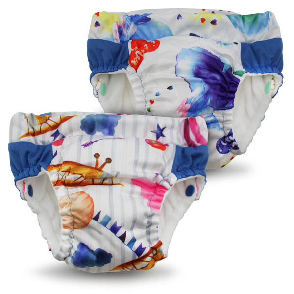 Lil Learnerz Training Pants 2pk in Large for effective potty training, featuring soft, comfortable design for toddlers.