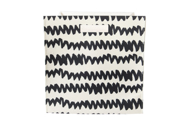 Zigzag Felt Storage Bin