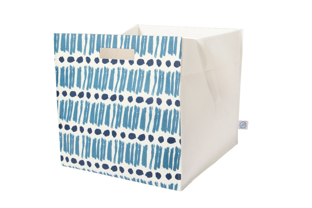 Lines & Dots Felt Storage Bin