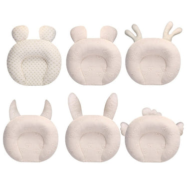 Anti-flat latex baby pillow for comfortable and safe sleep, designed to support infants' head and neck.