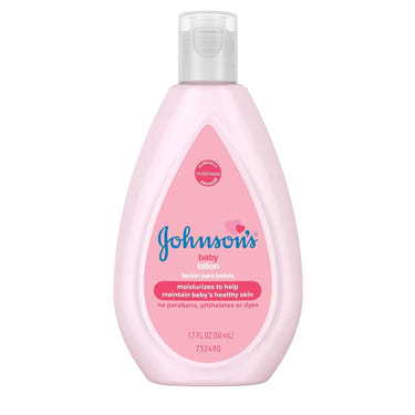 Johnson's Baby Moisturizing Pink Lotion With Coconut Oil, 1.7 Oz