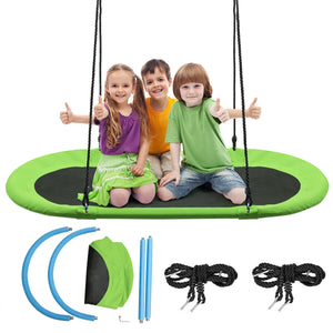 60 Inch Saucer Surf Outdoor Adjustable Swing Set - Electric for Infants