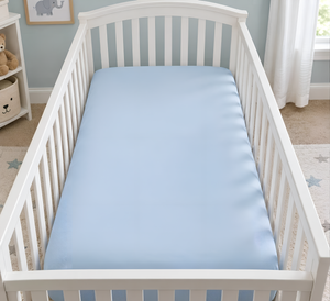 Blue Cotton - Custom Made Fitted Sheet