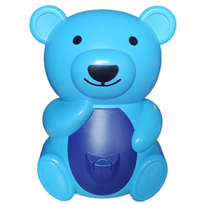 Blue Jay Mr. Blue Bear Pediatric Nebulizer Compressor for Kids, Quiet, Fast Treatment, Child Mask Set