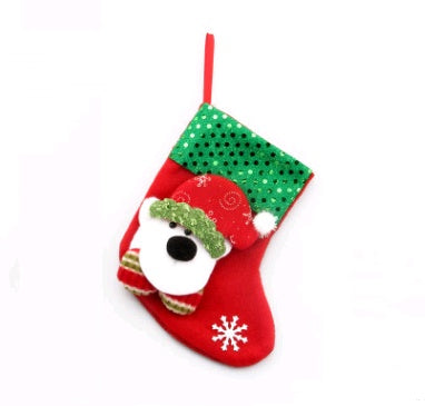 Santa Claus Socks Christmas Tree Pendant