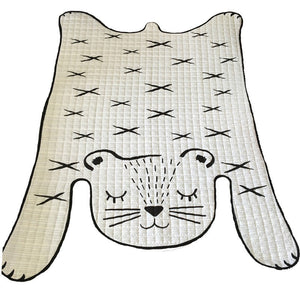 Baby Play Mat, White Tiger Rug