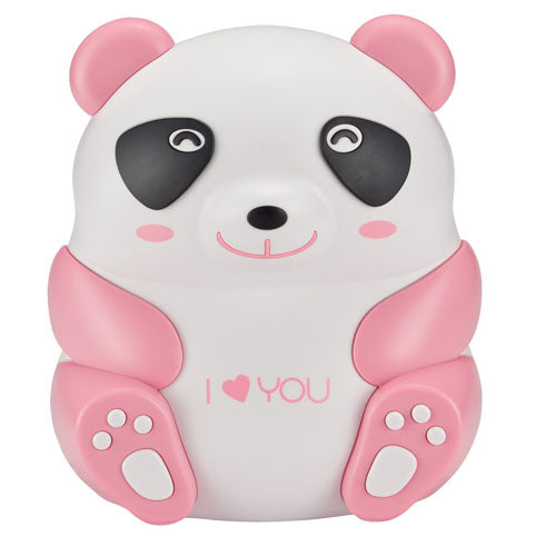 Panda Pediatric Nebulizer in pink with reusable and disposable kits, ideal for respiratory care.