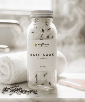 Sunflower Motherhood Bath Soak 3.75 oz Lavender Epsom Salt