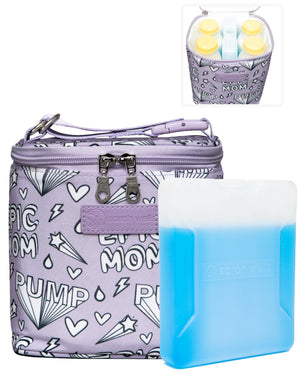 Sarah Wells Cold Gold Breastmilk Cooler – Insulated Milk Storage & Ice Pack – Machine Washable for Moms