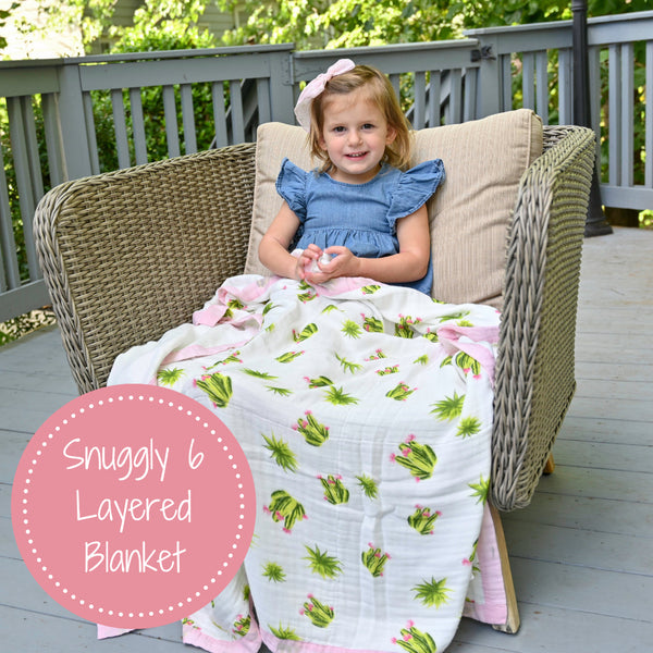 Bamboo Succulent Quilt - Stuck On You - MOOGCO Baby