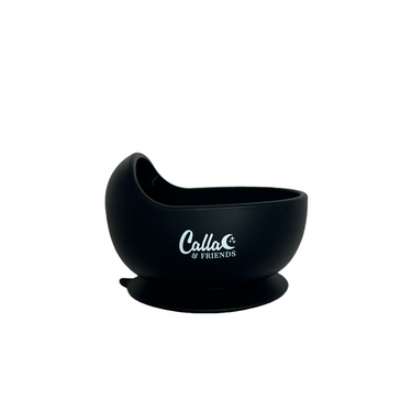 BLACKOUT COLLECTION Easy Scoop Suction Bowl for babies, perfect for mess-free mealtime.