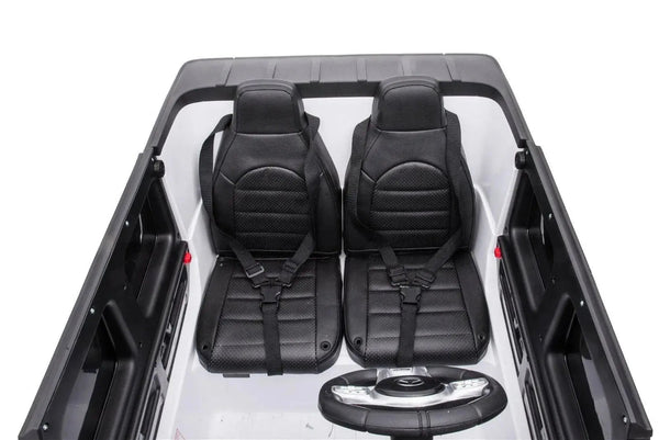 24V 4x4 Mercedes Benz G63 AMG ride-on car for kids, 2-seater, stylish design, angle view 14.