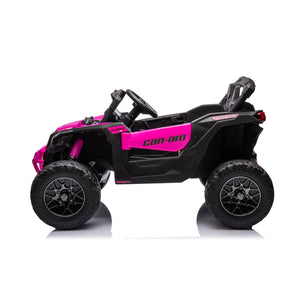 24V Can-Am Maverick kids electric ride-on UTV in angle 14, perfect for adventurous little drivers.