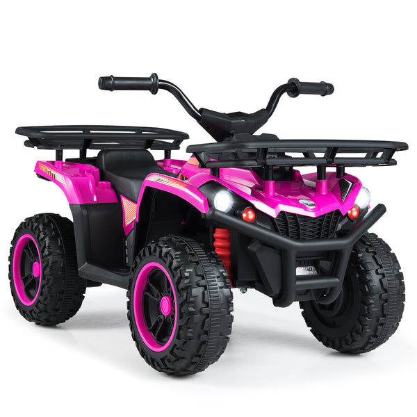 24V Electric Ride On Quad with LED Headlights - Rechargeable