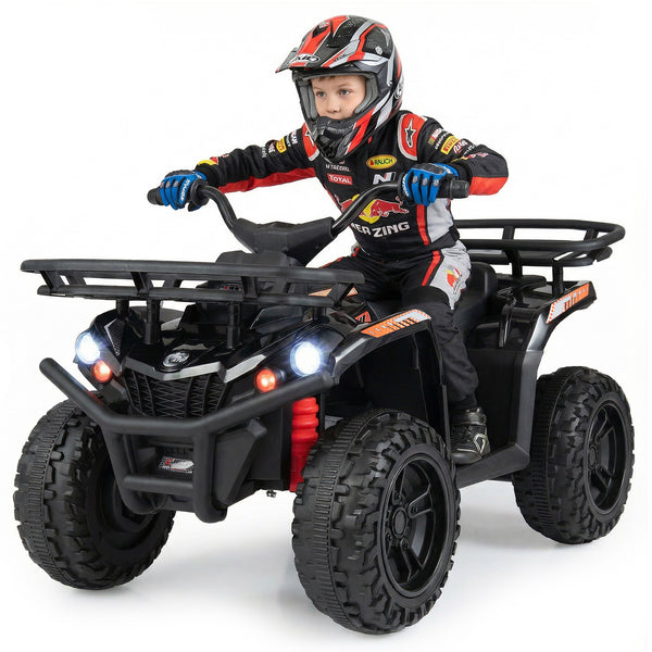 24V Electric Ride On Quad with LED Headlights - Rechargeable