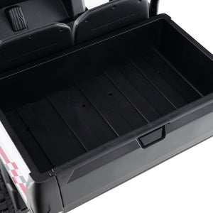 24V Kids Golf Cart 4WD 2-Seater Ride on Car with Storage Trunk and Horn