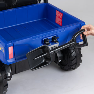 24V Kids Ride on Dump Truck with Electric Dump Bed  2-Seater 4WD