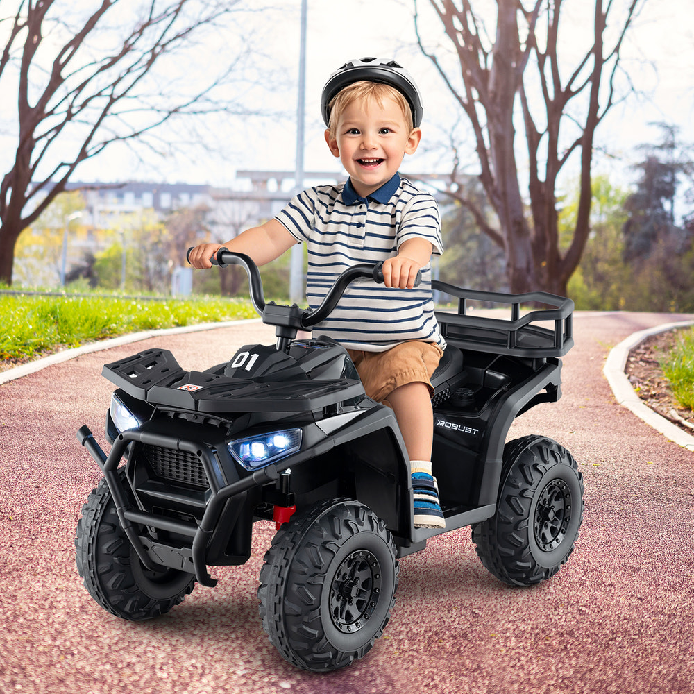 24V Kids Ride on Electric ATV Quad Car with Realistic Sounds and  LED Lights
