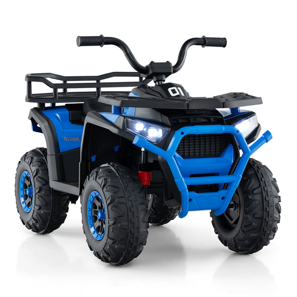 24V Kids Ride on Electric ATV Quad Car with Realistic Sounds and  LED Lights