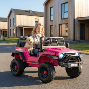 24V Ride On Car for Kids with Parent Remote Control and Music