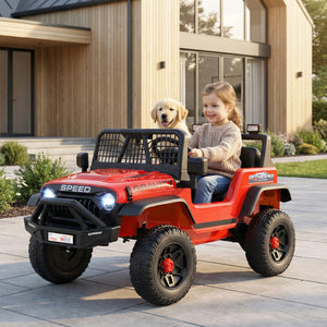 24V Ride On Car for Kids with Parent Remote Control and Music