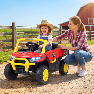 24V Ride On Dump Truck Car Off-Road with Remote Control and Music