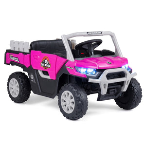 24V Ride On Dump Truck Car Off-Road with Remote Control and Music