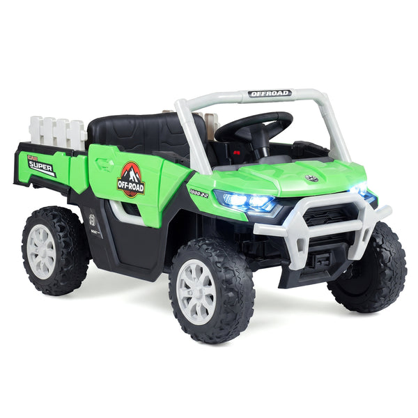 24V Ride On Dump Truck Car Off-Road with Remote Control and Music
