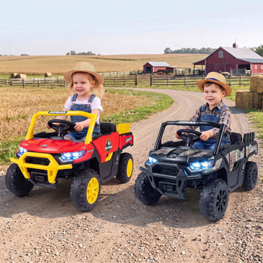 24V Ride On Dump Truck Car Off-Road with Remote Control and Music