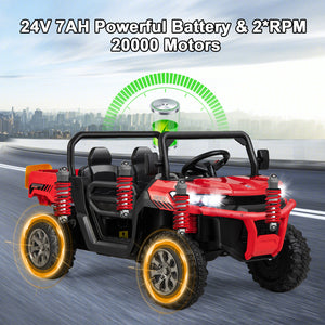 24V Ride On Kids Car with Dump Bed and Remote Control