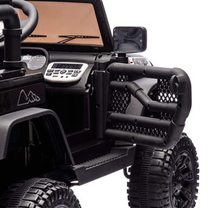 ToyRides Elite 24V Kids Ride On Car W/Parents Remote Control, Black
