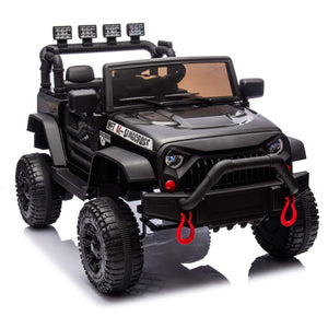 ToyRides Elite 24V Kids Ride On Car W/Parents Remote Control, Black