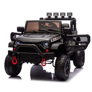ToyRides Elite 24V Kids Ride On Car W/Parents Remote Control, Black