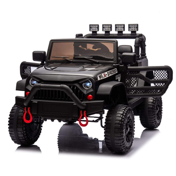ToyRides Elite 24V Kids Ride On Car W/Parents Remote Control, Black